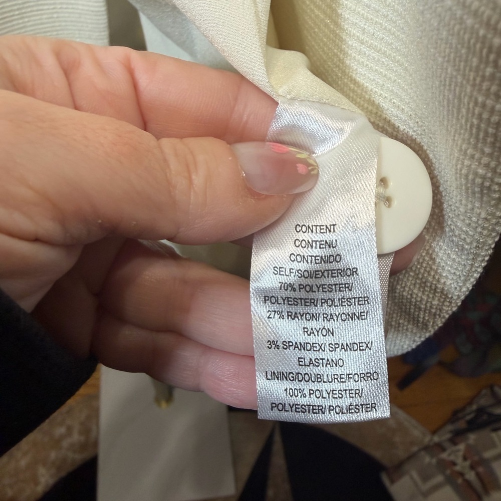 NWOT Wayf Off-White Blazer - Picture 6 of 7